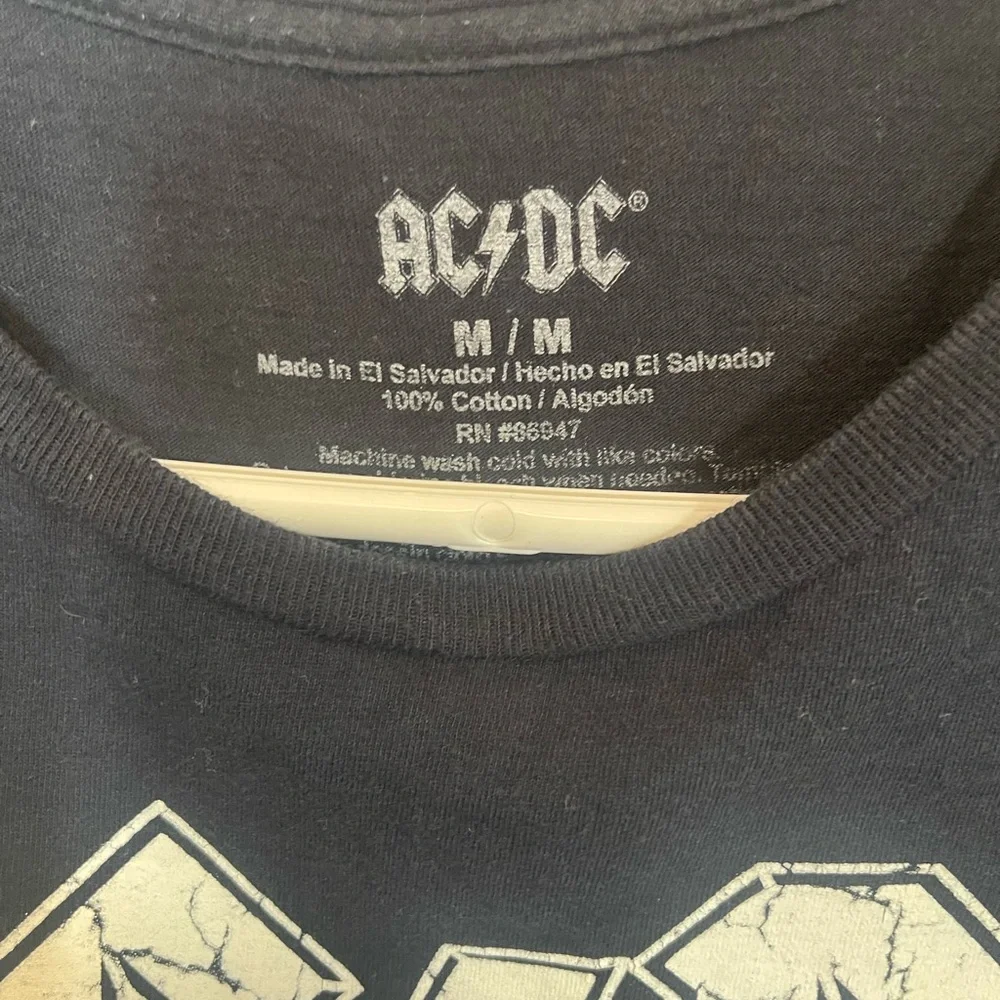AC/DC Black Tee with Cannon Graphic - Picture 2 of 3